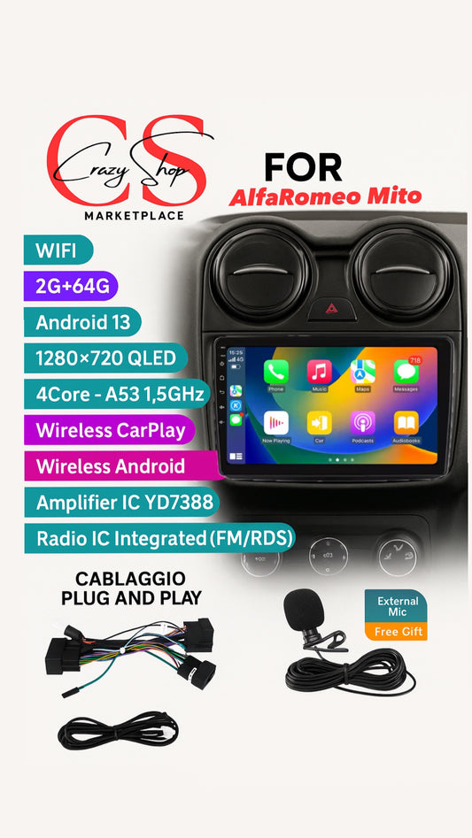 Autoradio Per Alfa Romeo Mito