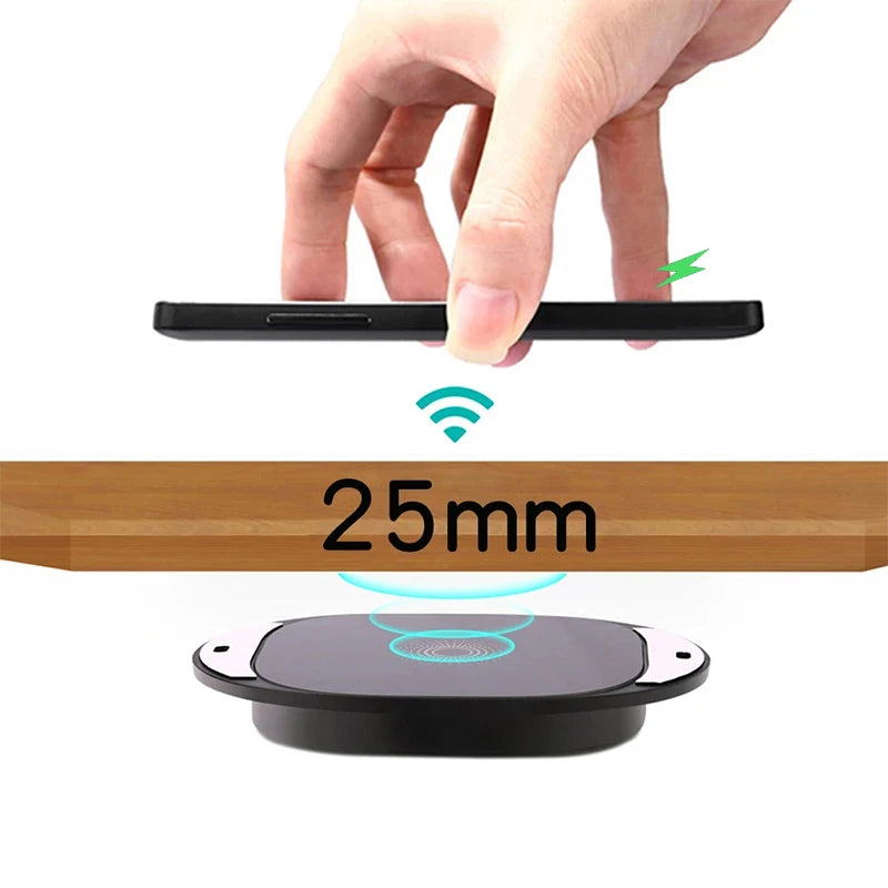 Caricabatterie Wireless Invisibile a Lunga Distanza (fino a 25 mm)