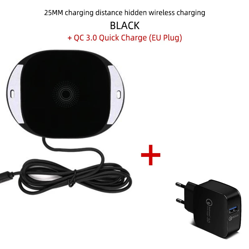 Caricabatterie Wireless Invisibile a Lunga Distanza (fino a 25 mm)